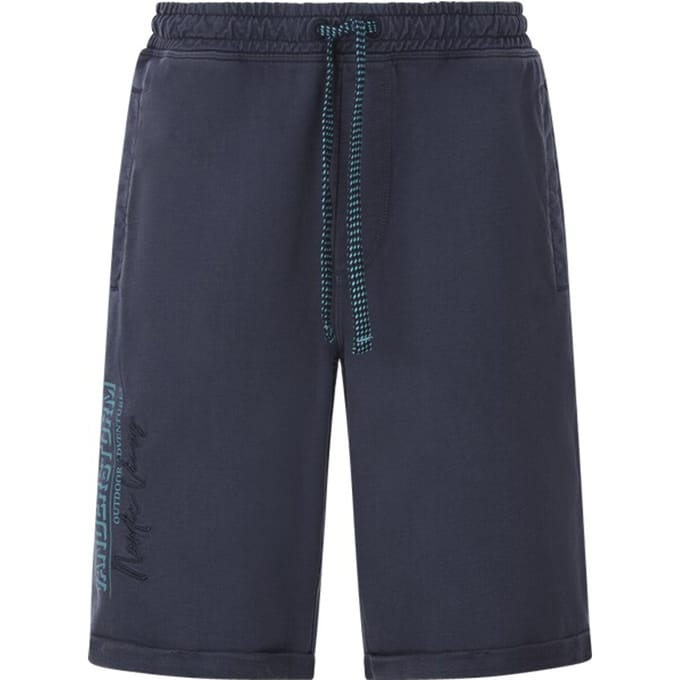 Jan Vanderstorm herren Sweatbermuda - 56/58 - donkerblauw - Plus Size
