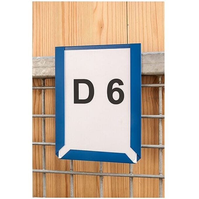 Insteekhoezen, gekleurd, A4 staand, blauw, 10 stuks