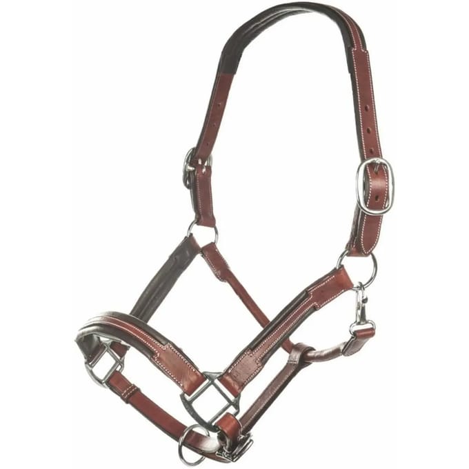 Leren halster voor paarden HKM Soft