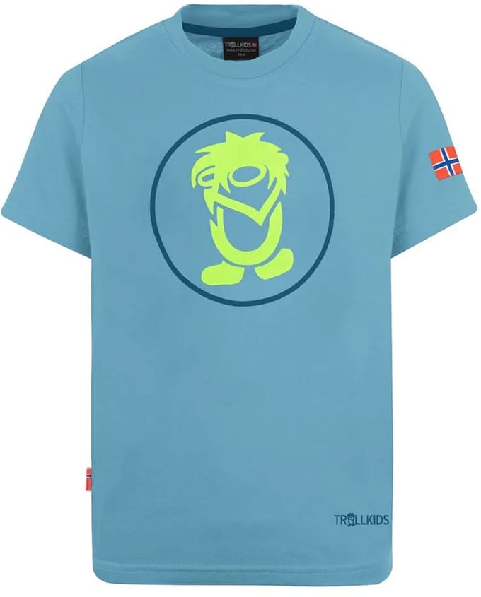 Trollkids Troll T-shirt Met Korte Mouwen Blauw 110 cm Kinderen