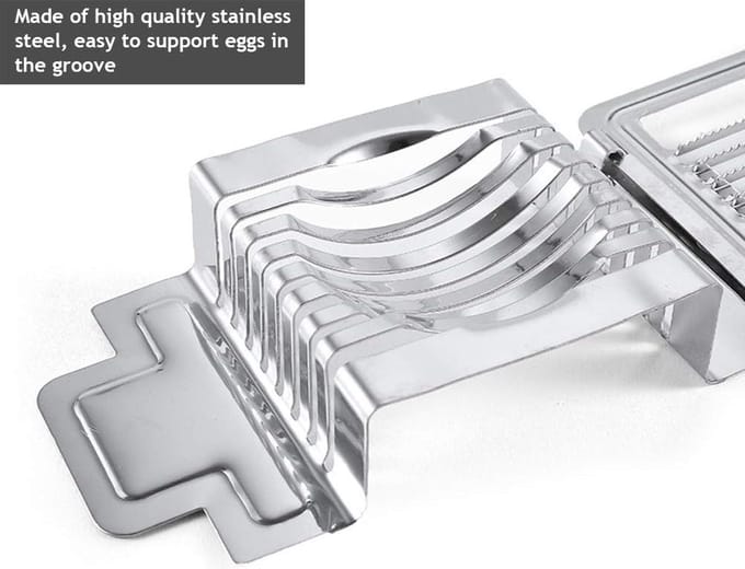 Equivera Eiersnijder - Eiersnijer - Eier Snijder - Eiersnijders - Champignonsnijder - Keukenbenodigdheden - Keuken Accessoires - Eiergereedschap - Egg Slicer