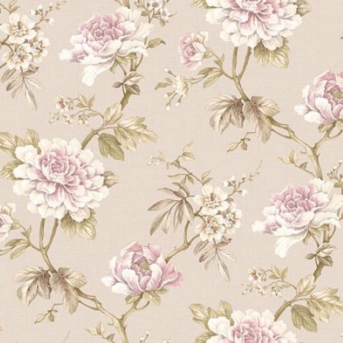 Madeline Bloemen Behang: Natuurlijke Schoonheid van Ginger Tree Design 256139