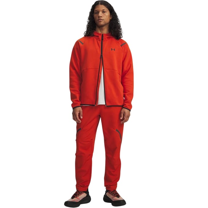 Under Armour Unstoppable-sweatjack voor heren (Oranje)