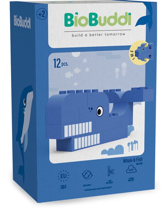BioBuddi - Walvis en Vis bouwblokken