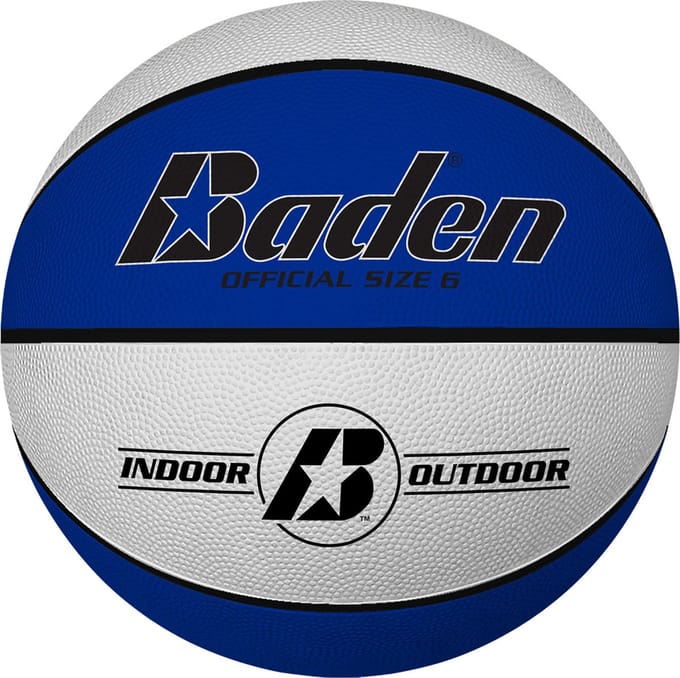 Baden Basic (Size 6) Basketbal Dames - Royal / Wit | Maat: 6