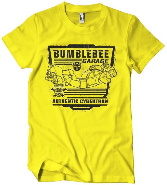 Transformers Bumblebee Garage -T-shirt geel