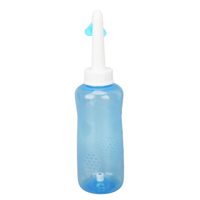 500ml Neusspoelset Neusspoelsysteem met 30 stuks 0,2 oz Neusspoelzout white