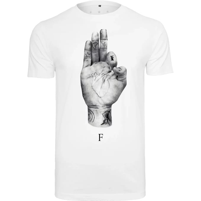 Urban Classics - FMS Sign Heren T-shirt - S - Wit