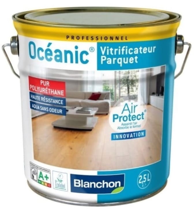 Blanchon Océanic vitrificateur de parquet Satiné 2,5L