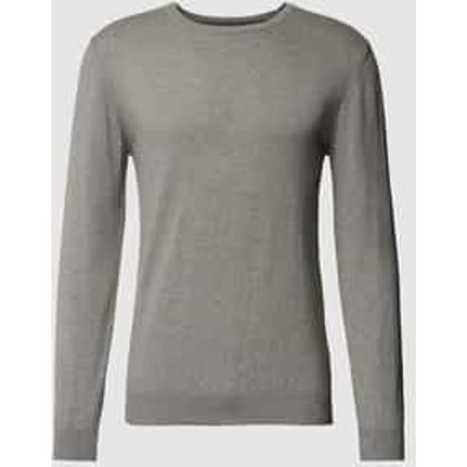 gebreide pullover met ronde hals