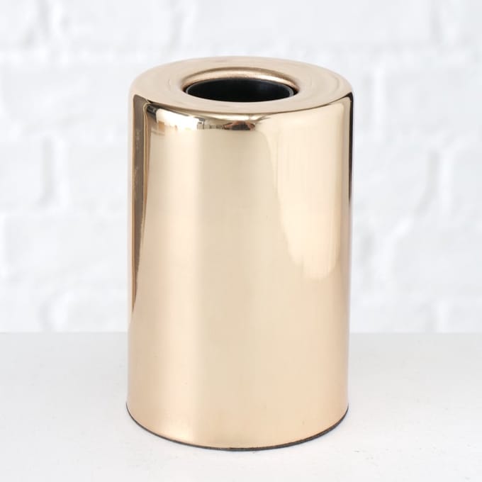 Tafellamp - Metaal - Goud - Lamp houder - met snoer schakelaar - 12cm - Ø8cm