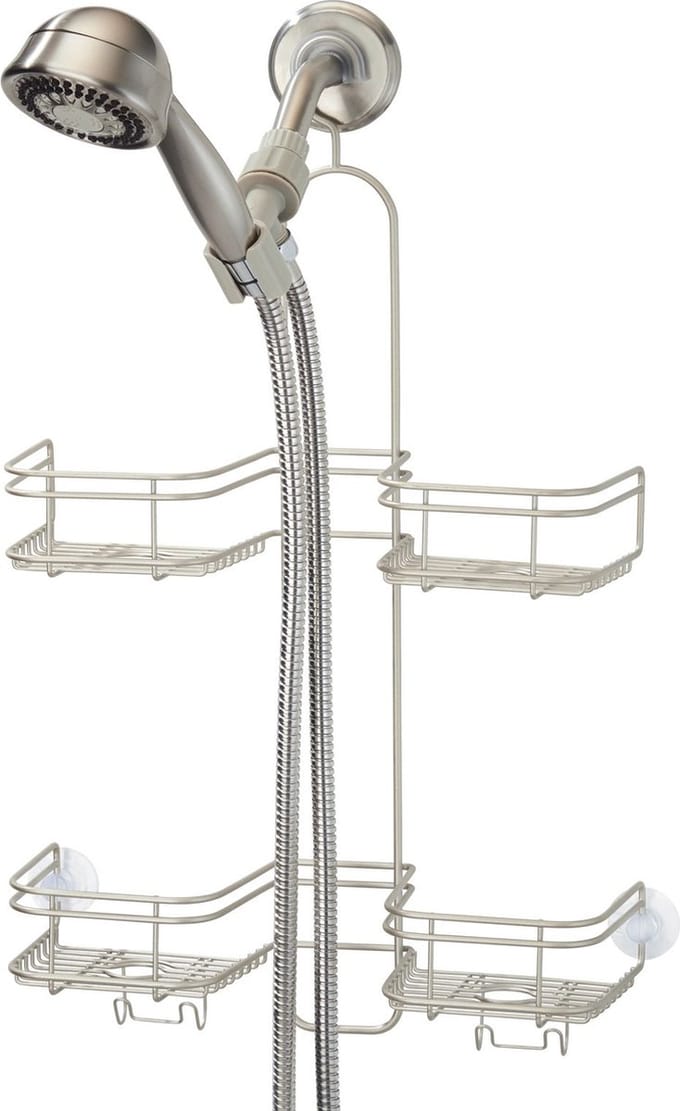 iDesign Doucherek met ophanghaak - Beige - Ophangen zonder boren