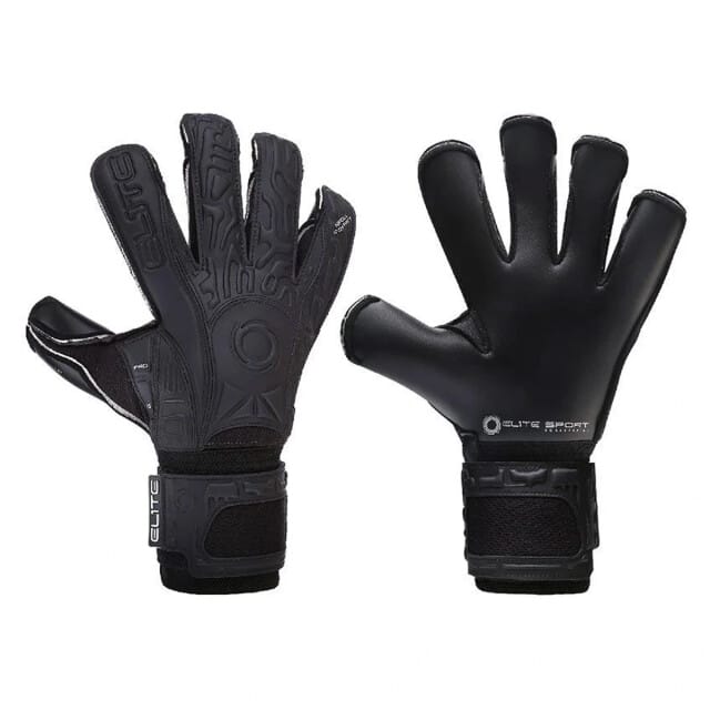 Elite Sport Black Solo Keepershandschoenen - Zwart | Maat: 9