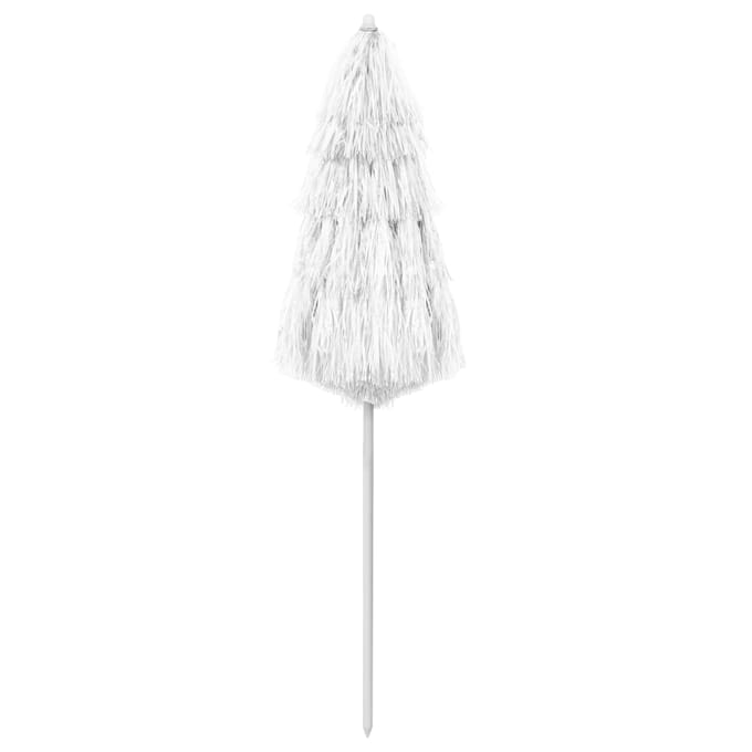 vidaXL - Strandparasol - Hawaï - 180 - cm - wit