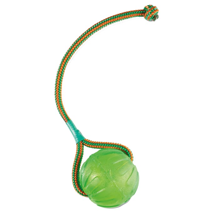 Starmark Swing 'N Fling Kauwbal - Groen - MEDIUM
