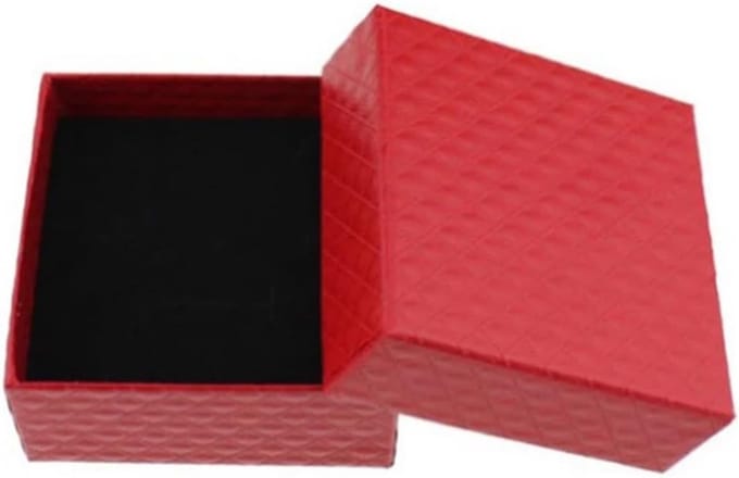 Sieradendoosjes Set - Juwelendoosjes - Sieraden Opbergen - Compact Ontwerp - 50 Stuks - Rood