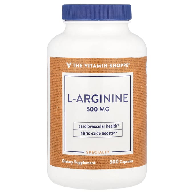 The Vitamin Shoppe, L-Arginine, 500 mg, 300 capsules