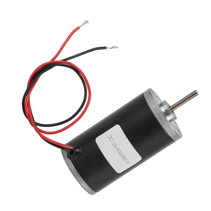 Moteur CC à Aimant Permanent à Balais Carbone 31ZY CW CCW (12V 8000 tr/min)