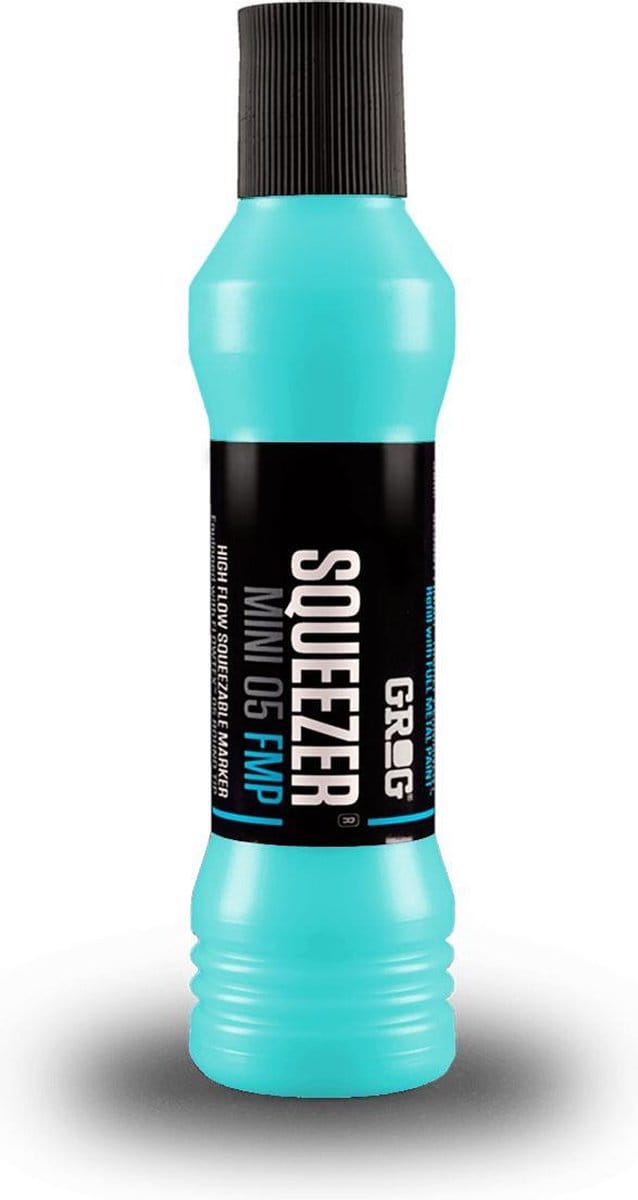 Grog Squeezer FMP Mini Verfstift - Schrijfbreedte 5 mm - Licht blauw - Permanente Stift- Iceberg Blue