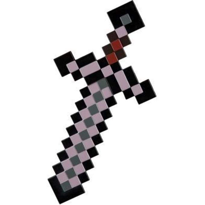 Jakks Pacific Minecraft Plastic Replica Nether Sword 51 cm Replica: 1/1