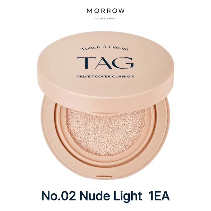 [TAG] Cushion Couvrance Velours SPF50+ PA+++ Fond de Teint Finition Mate 15g 02 Nude Light 2EA