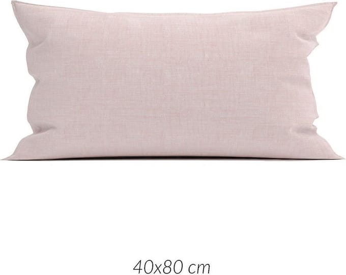 Zohome Lino Kussensloop - Roze - 40x80cm - Roze