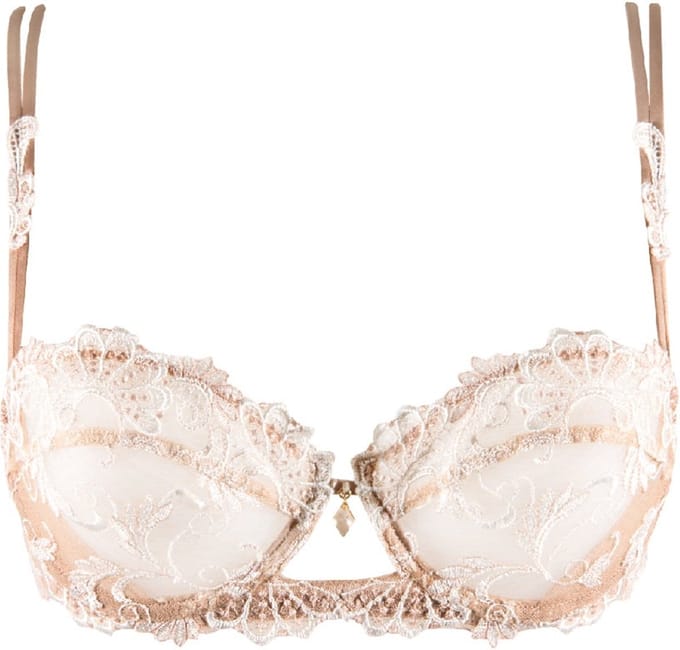 Lise Charmel - Dressing Floral - 1/2 cup Balconette BH - bruin/ivoor - ACC3088 - EU 75C / FR 90C