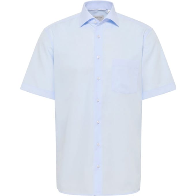 Eterna  Lange Mouw Overhemden Blauw 1100 C19k
