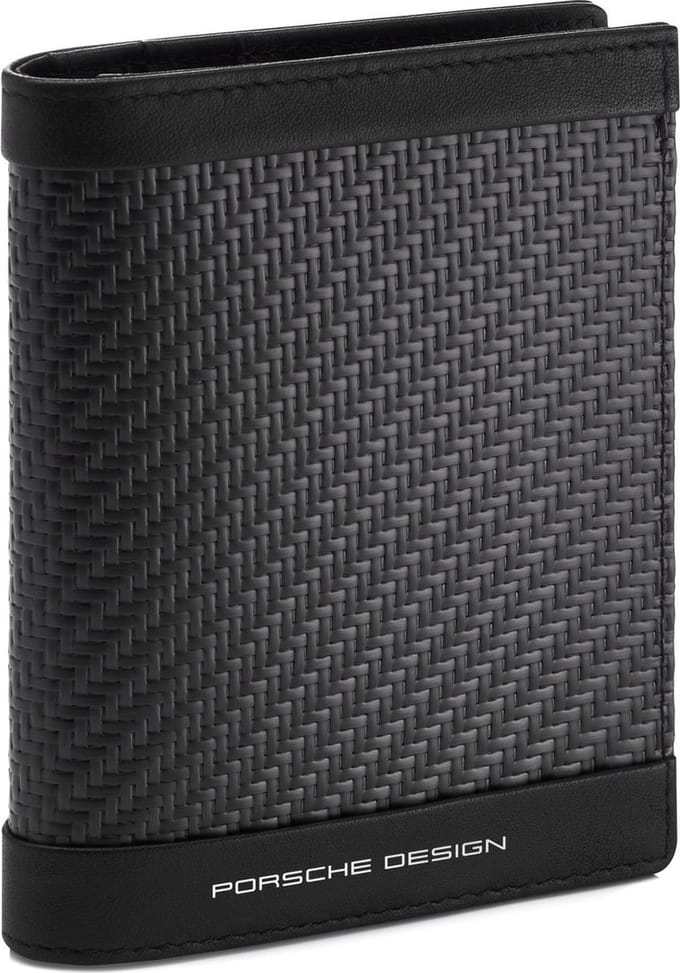 PORSCHE DESIGN Kaarthoes Carbon Billfold 6 US Black Zwart Grijs