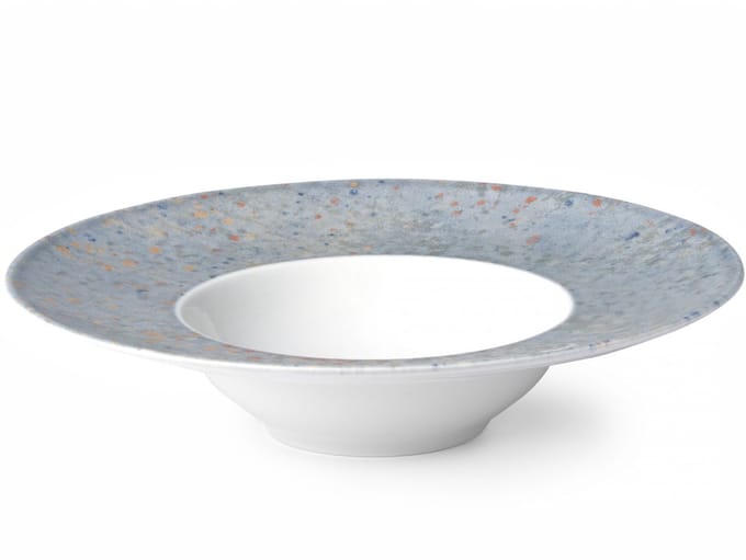 HENDI Pastabord met Diepe Basis – Modern Design – Lichtgrijs – ⌀275mm