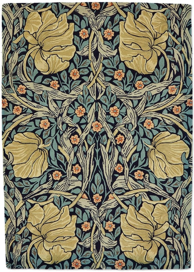 Morris & Co Pimpernel Indigo 28818 - 140 x 200 cm