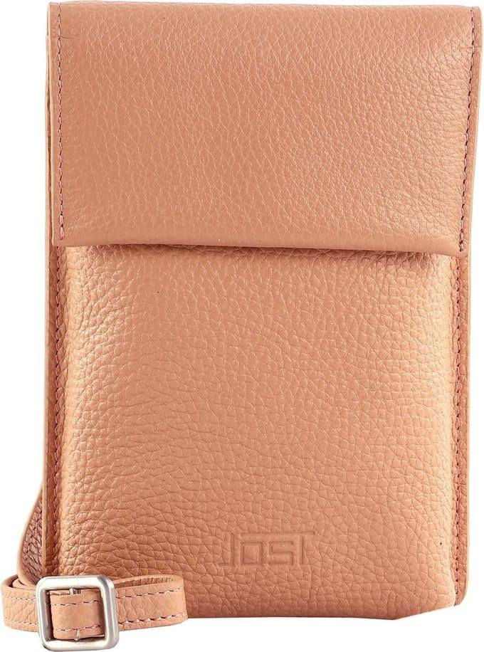 JOST Leren Schoudertas Vika Mini Shoulder Bag Apricot Oud roze