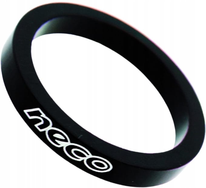 NECO DYSTANS - Stuurpen Spacer - 1 1/8” - 5 mm - Zwart