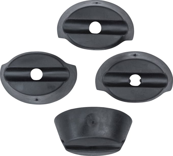 Basil Rubber Ring - voor Basil Buddy Space Frame - 4 Stuks - Zwart