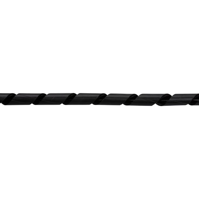 Conex Zwarte Spiraalkabel Wikkel 4-10mm 25M Rol - CG010102 [25 Meter]