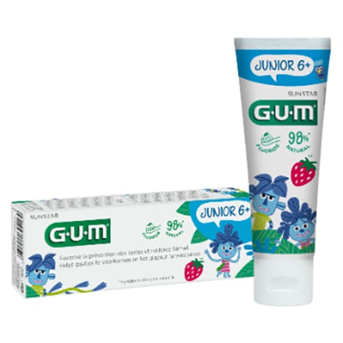 GUM Kids Flour Toothpaste 6+ Years Strawberry 50 ml