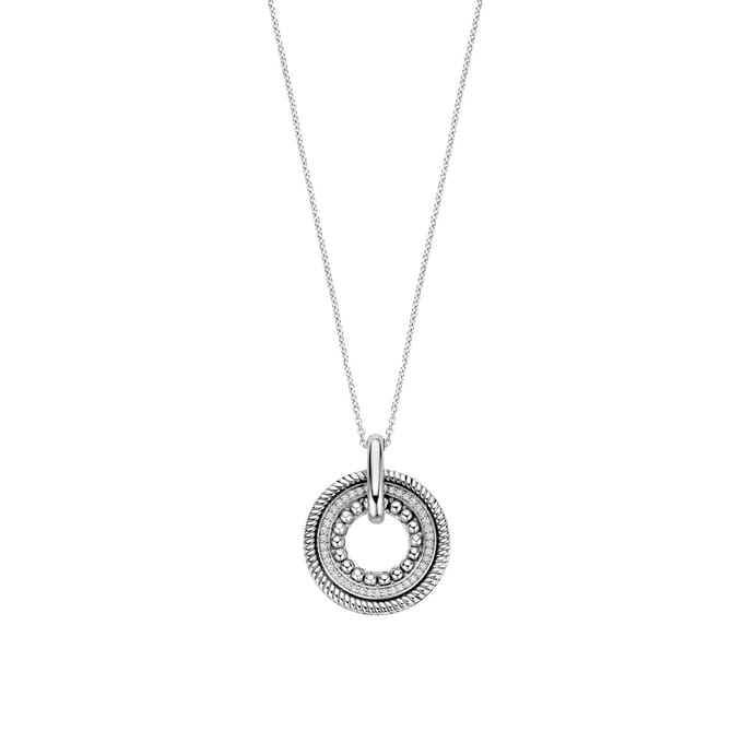 TI SENTO Dames Hanger - 925 zilver - Zirconia wit - 6860ZI