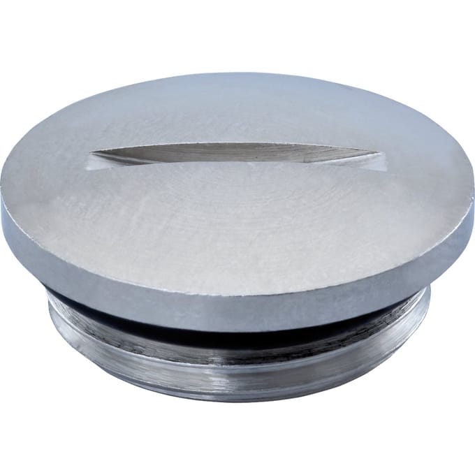 Vernikkelde Messing Blinde Plug M32x1.5 Met O-Ring - 1052320150