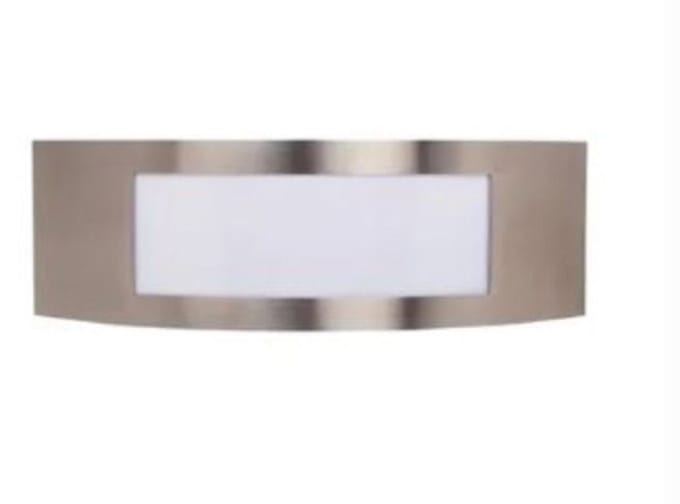 Wandlamp - Mango - Mango-1 - Max. 60W E27 - IP44 - Roestvrij staal zilver