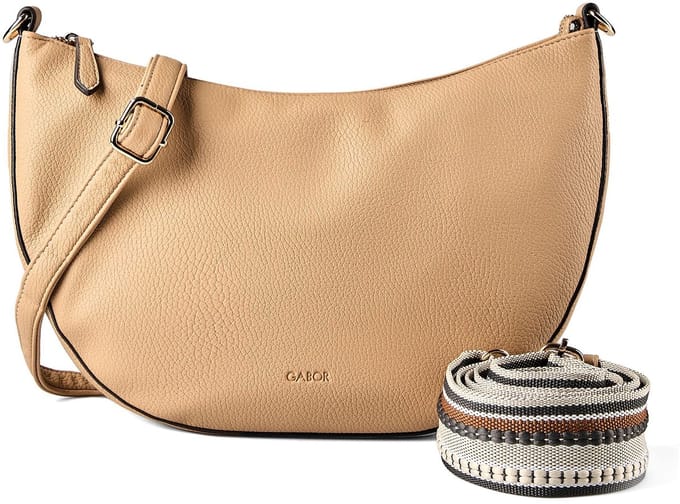 Gabor schoudertas Linda Summer Cross Bag Camel Lichtbruin