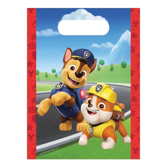 Paw Patrol - Giftbag- Rood - Tas - Kinderen ( 24 stuks)