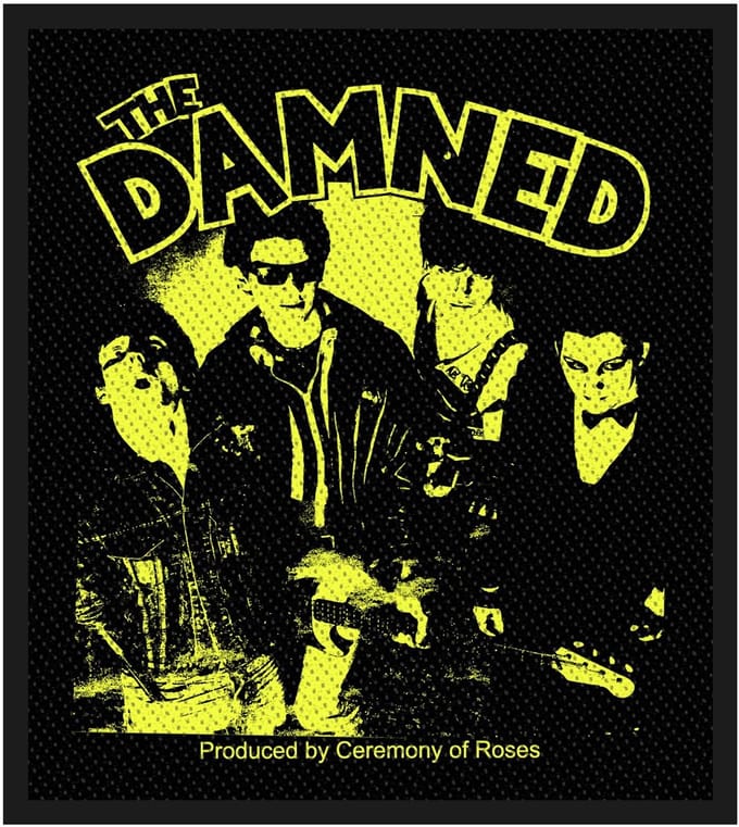 The Damned - Young, Hot, Loud And Stiff Patch - Zwart