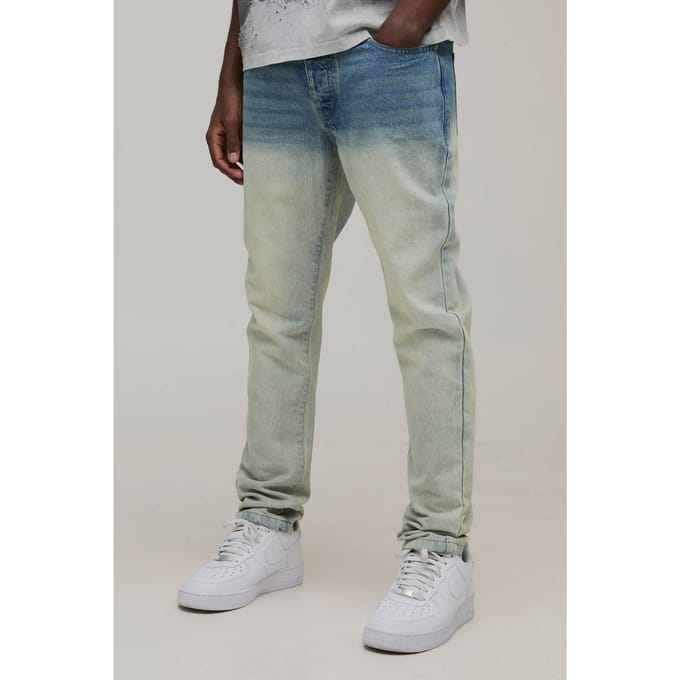 Basic Slim Fit Jeans | Antique Blue | Size 48R