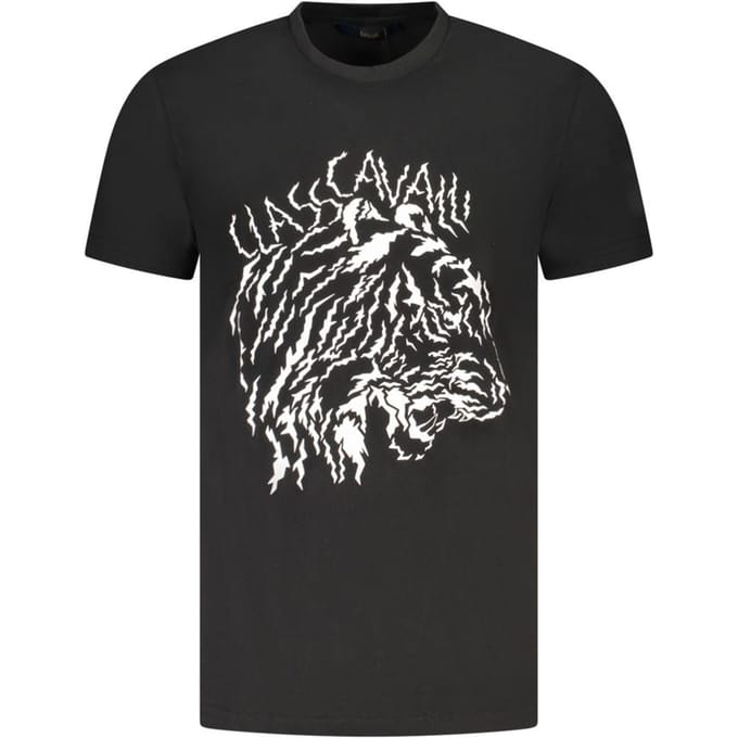 Cavalli Class Witte Katoenen T-shirt voor Mannen