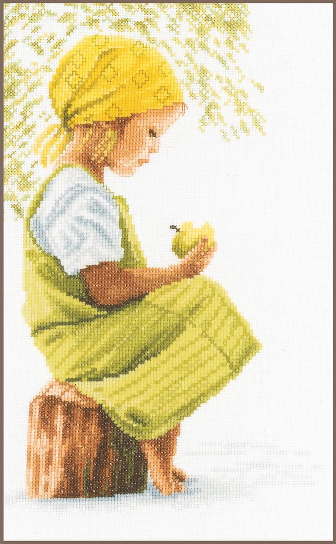 Lanarte - Telpakket kit - Meisje met appel - PN-0021200