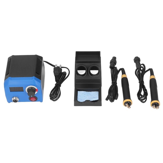 Kit de Pyrogravure Contrôle de Température Continu Conception Ergonomique Kit de Pyrogravure Durable pour Bois US Plug black