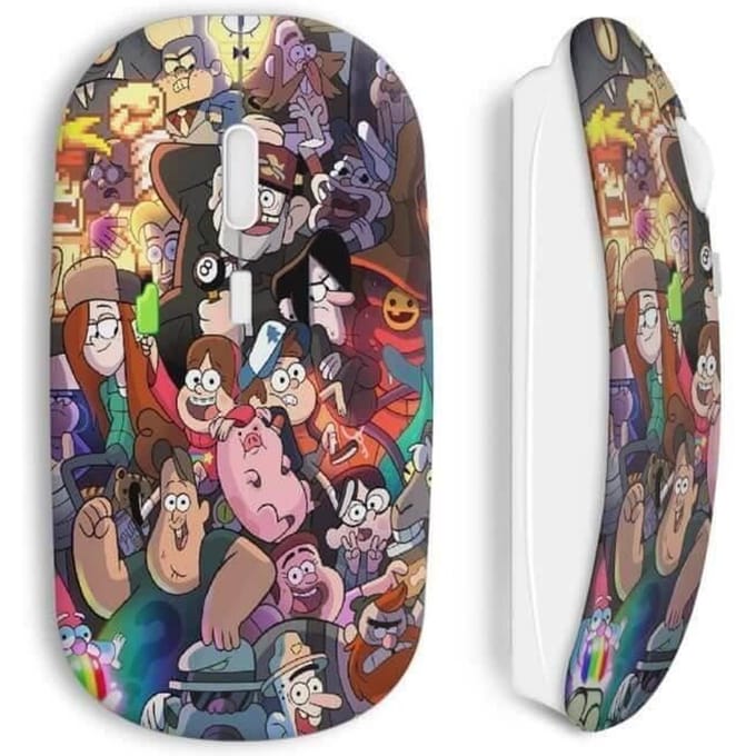 Souris sans fil groupe de cartoons
