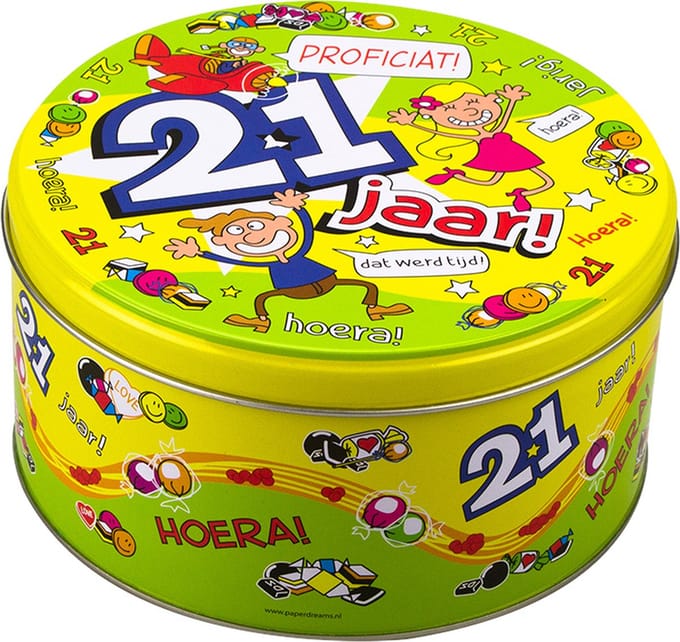 Paperdreams - Snoeptrommel - 21 Jaar