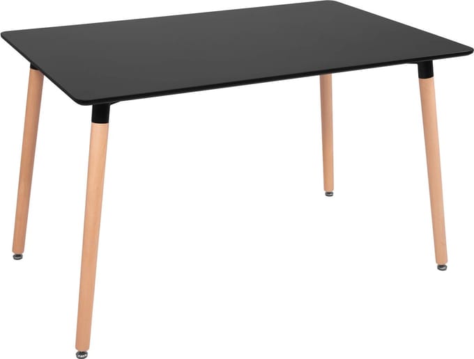 Springos Eetkamertafel - Scandinavische Stijl - Woonkamer - Eetkamer - Wit - Rechthoekig - 120x80x74 cm
