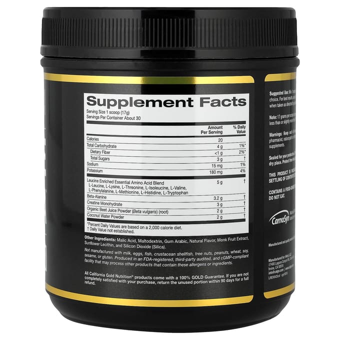 California Gold Nutrition, Sport, Formule Sportive Créatine™, 514g(1.13lb)